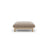 Ada Pouf aus Strukturierter Stoff (Wind 11) in Sand, 80x65 cm – Bild 1