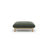 Ada Pouf aus Strukturierter Stoff (Wind 75) in Moosgrün, 80x65 cm – Bild 1