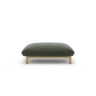 Ada Pouf aus Strukturierter Stoff (Wind 75) in Moosgrün, 95x65 cm – Bild 1