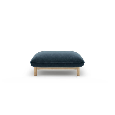 Ada Pouf aus Strukturierter Stoff (Wind 77) in Marineblau, 80x65 cm – Bild 1