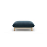 Ada Pouf aus Strukturierter Stoff (Wind 77) in Marineblau, 80x65 cm – Bild 1