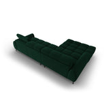 Alyse 5-Sitzer Ecksofa Links, elektrisch verstellbar, mit Bezug aus Samt (Bluvel 78) in Flaschengrün, 295x188 cm – Bild 8