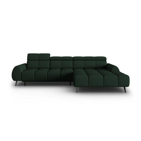 Alyse 5-Sitzer Ecksofa Rechts, elektrisch verstellbar, mit Bezug aus Strukturierter Stoff (Nea 78) in Dark Green, 295x188 cm – Bild 4