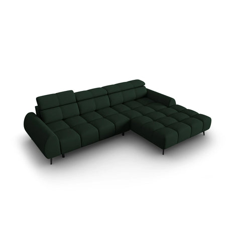 Alyse 5-Sitzer Ecksofa Rechts, elektrisch verstellbar, mit Bezug aus Strukturierter Stoff (Nea 78) in Dark Green, 295x188 cm – Bild 6