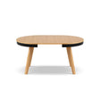 Ausziehbarer Tisch Ludia aus Eichenfurnier und Eiche, 100-200 cm - ZEN ZONE Furniture