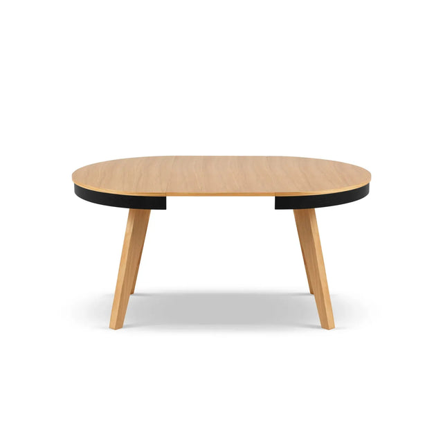 Ausziehbarer Tisch Ludia aus Eichenfurnier und Eiche, 100-200 cm - ZEN ZONE Furniture