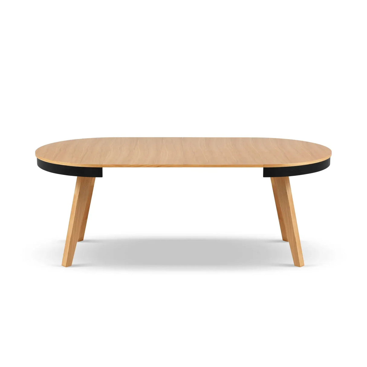 Ausziehbarer Tisch Ludia aus Eichenfurnier und Eiche, 100-200 cm - ZEN ZONE Furniture