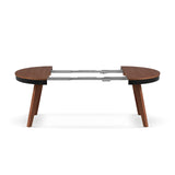 Ausziehbarer Tisch Ludia aus Eichenfurnier und Eiche, 100-200 cm - ZEN ZONE Furniture