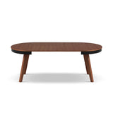 Ausziehbarer Tisch Ludia aus Eichenfurnier und Eiche, 100-200 cm - ZEN ZONE Furniture