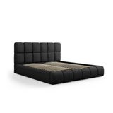 Bellis Bett mit Kopfteil und Stauraum Bezug aus Samt oder Chenille, 160x200 cm - ZEN ZONE Furniture