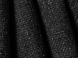 Bellis Bett mit Kopfteil und Stauraum Bezug aus Chenille (Haga19) in Schwarz, 160x200 cm – Bild 2