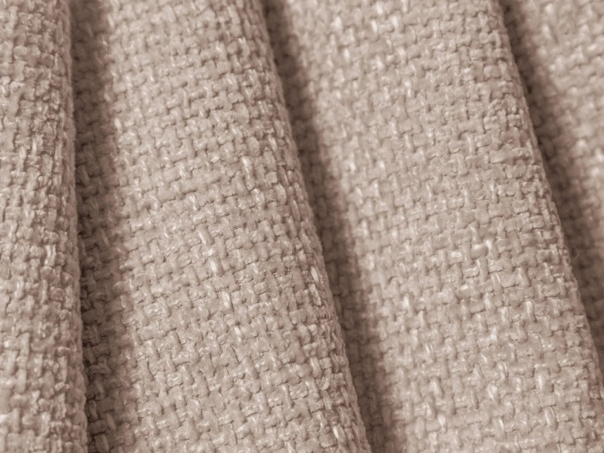 Bellis Bett mit Kopfteil und Stauraum Bezug aus Chenille (Haga30) in Beige, 200x200 cm – Bild 2