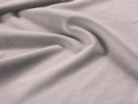 Bellis Bett mit Kopfteil und Stauraum Bezug aus Samt (Blu03) in Silber, 140x200 cm – Bild 2