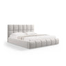 Bellis Bett mit Kopfteil und Stauraum Bezug aus Samt oder Chenille, 180x200 cm - ZEN ZONE Furniture