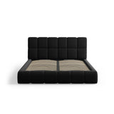 Bellis Bett mit Kopfteil und Stauraum Bezug aus Samt oder Chenille, 180x200 cm - ZEN ZONE Furniture