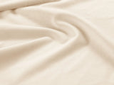 Bellis Bett mit Kopfteil und Stauraum Bezug aus Samt (Blu22) in Leichtes Beige, 140x200 cm – Bild 1