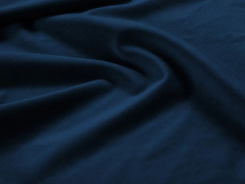 Bellis Bett mit Kopfteil und Stauraum Bezug aus Samt (Blu86) in Königsblau, 200x200 cm – Bild 1
