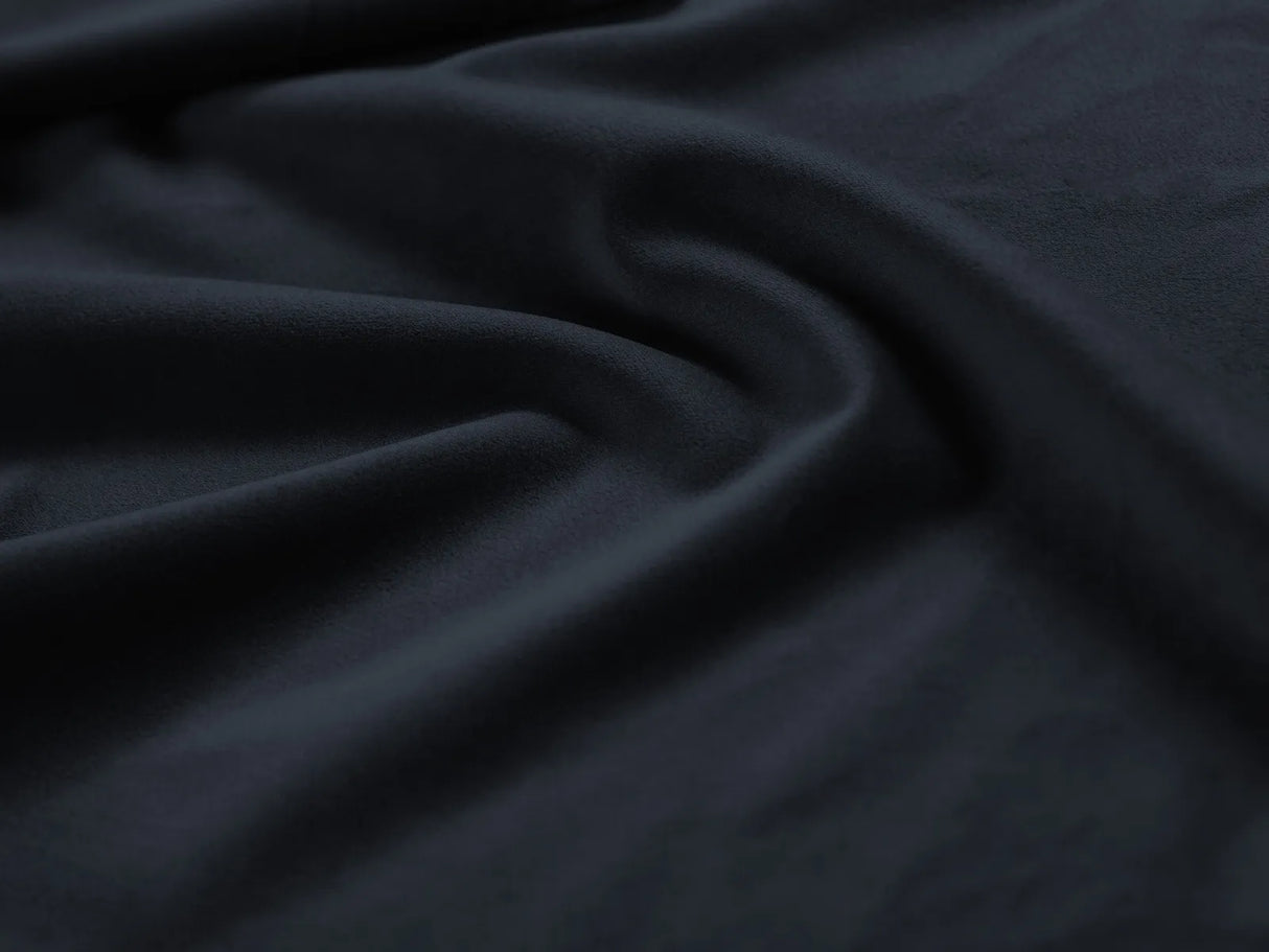 Bellis Bett mit Kopfteil und Stauraum Bezug aus Samt (Blu89) in Dunkelblau, 180x200 cm – Bild 1