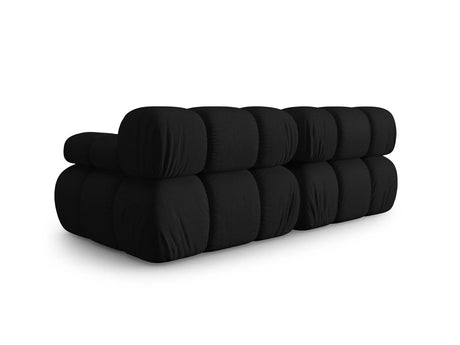 Bellis Modulares 2-Sitzer Sofa 188 cm mit 3D-Stoff (Son19) in Schwarz – Bild 2