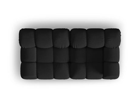 Bellis Modulares 2-Sitzer Sofa 188 cm mit 3D-Stoff (Son19) in Schwarz – Bild 3