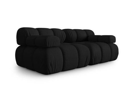 Bellis Modulares 2-Sitzer Sofa 188 cm mit 3D-Stoff (Son19) in Schwarz – Bild 4