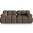 Bellis Modulares 2-Sitzer Sofa 188 cm mit 3D-Stoff (Son40) in Braun – Bild 1