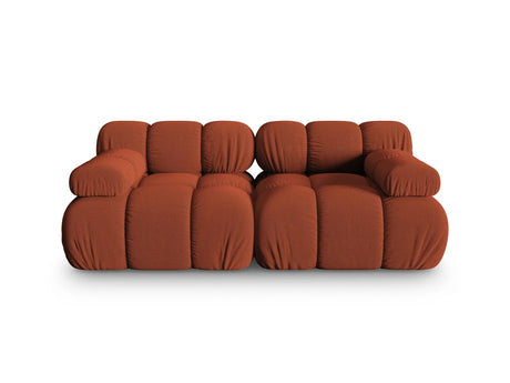 Bellis Modulares 2-Sitzer Sofa 188 cm mit 3D-Stoff (Son44) in Ziegel – Bild 1