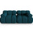 Bellis Modulares 2-Sitzer Sofa 188 cm mit 3D-Stoff (Son87) in Marineblau – Bild 2