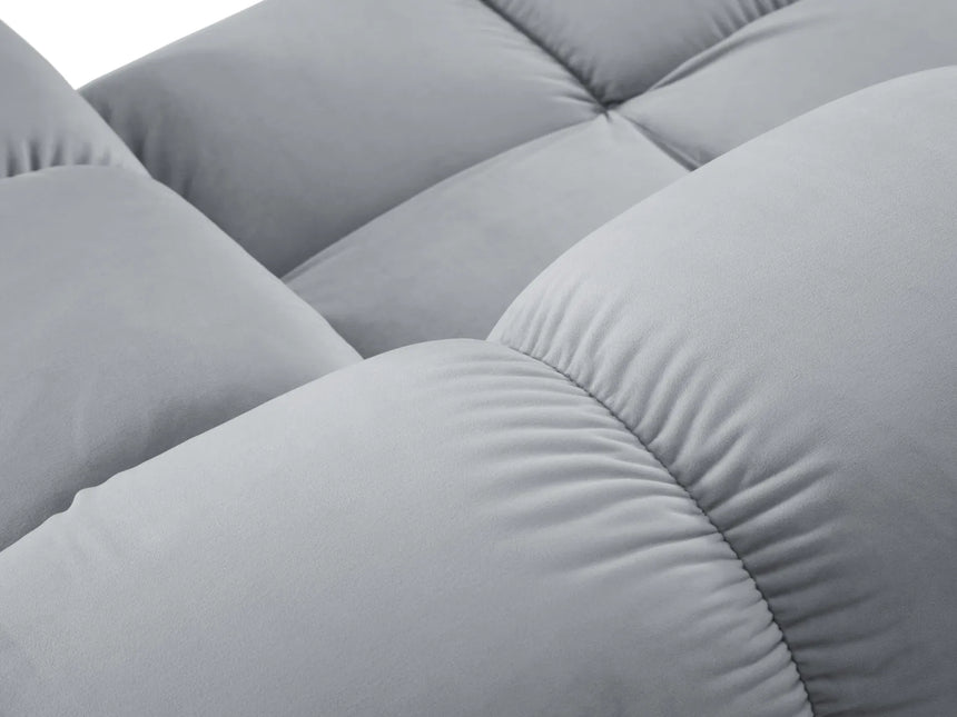 Bellis Modulares 2-Sitzer Sofa 188 cm mit Samt-Bezug (Blu06) in Hellblau – Bild 5