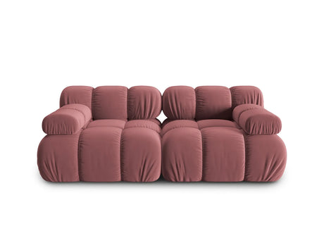 Bellis Modulares 2-Sitzer Sofa 188 cm mit Samt-Bezug (Blu52) in Rosa – Bild 1