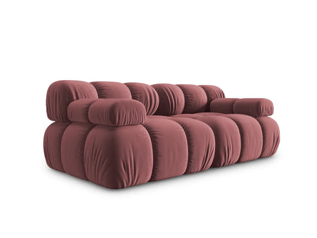 Bellis Modulares 2-Sitzer Sofa 188 cm mit Samt-Bezug (Blu52) in Rosa – Bild 2