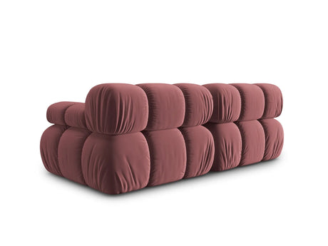 Bellis Modulares 2-Sitzer Sofa 188 cm mit Samt-Bezug (Blu52) in Rosa – Bild 4