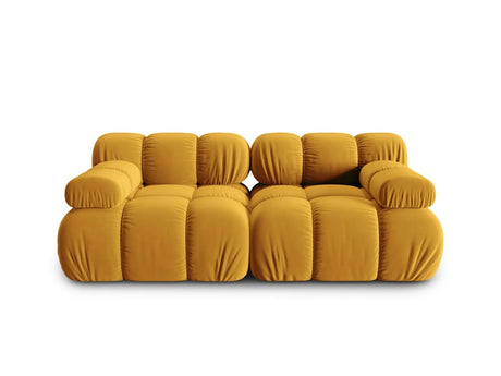 Bellis Modulares 2-Sitzer Sofa 188 cm mit Samt-Bezug (Blu68) in Gelb – Bild 6