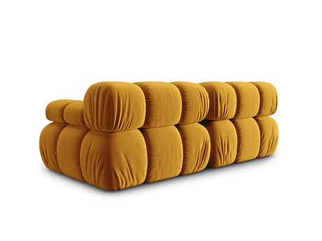 Bellis Modulares 2-Sitzer Sofa 188 cm mit Samt-Bezug (Blu68) in Gelb – Bild 7