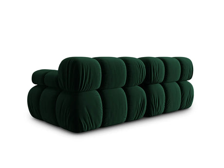 Bellis Modulares 2-Sitzer Sofa 188 cm mit Samt-Bezug (Blu78) in Flaschengrün – Bild 3