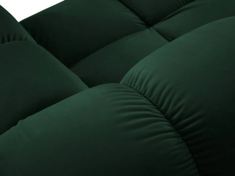 Bellis Modulares 2-Sitzer Sofa 188 cm mit Samt-Bezug (Blu78) in Flaschengrün – Bild 4