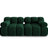 Bellis Modulares 2-Sitzer Sofa 188 cm mit Samt-Bezug (Blu78) in Flaschengrün – Bild 6
