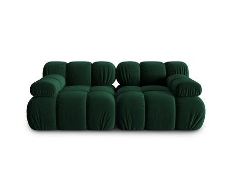 Bellis Modulares 2-Sitzer Sofa 188 cm mit Samt-Bezug (Blu78) in Flaschengrün – Bild 6