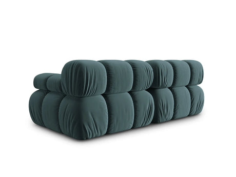 Bellis Modulares 2-Sitzer Sofa 188 cm mit Samt-Bezug (Blu85) in Türkis – Bild 1