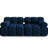 Bellis Modulares 2-Sitzer Sofa 188 cm mit Samt-Bezug (Blu86) in Königsblau – Bild 8