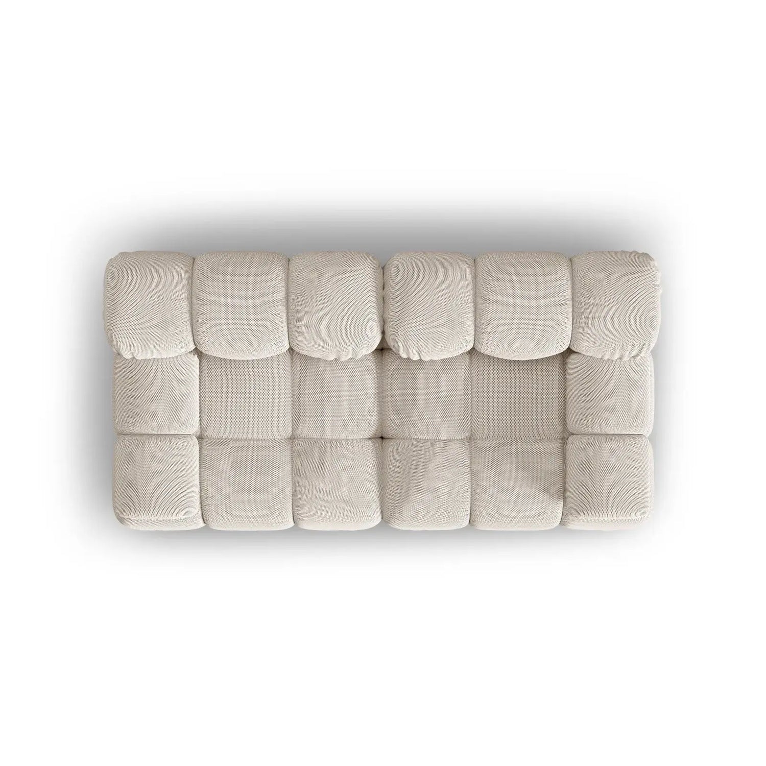 Bellis Modulares 2-Sitzer Sofa 188 cm mit Samtbezug oder 3D-Stoff - ZEN ZONE Furniture