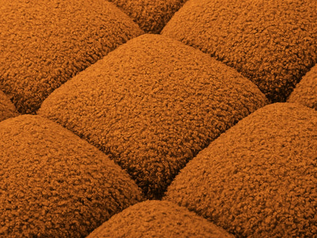 Bellis Modulares 3-Sitzer Sofa mit Pouf Links 282 cm mit Boucle-Polsterung (Rolf10) in Ziegel – Bild 6