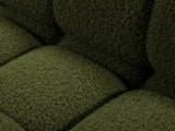 Bellis Modulares 3-Sitzer Sofa mit Pouf Links 282 cm mit Boucle-Polsterung (Rolf14) in Grün – Bild 5