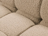 Bellis Modulares 3-Sitzer Sofa mit Pouf Links 282 cm mit Boucle-Polsterung (Rolf2) in Sand – Bild 5