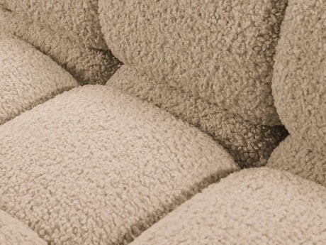 Bellis Modulares 3-Sitzer Sofa mit Pouf Links 282 cm mit Boucle-Polsterung (Rolf2) in Sand – Bild 5
