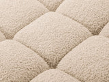 Bellis Modulares 3-Sitzer Sofa mit Pouf Links 282 cm mit Boucle-Polsterung (Rolf2) in Sand – Bild 6