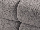 Bellis Modulares 3-Sitzer Sofa mit Pouf Links 282 cm mit Boucle-Polsterung (Rolf6) in Hellgrau – Bild 7