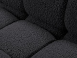 Bellis Modulares 3-Sitzer Sofa mit Pouf Links 282 cm mit Boucle-Polsterung (Rolf8) in Graphit – Bild 5