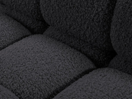 Bellis Modulares 3-Sitzer Sofa mit Pouf Links 282 cm mit Boucle-Polsterung (Rolf8) in Graphit – Bild 5