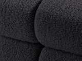 Bellis Modulares 3-Sitzer Sofa mit Pouf Links 282 cm mit Boucle-Polsterung (Rolf8) in Graphit – Bild 7